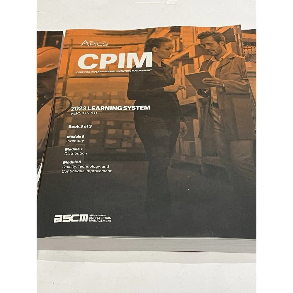 Apics CPIM 2023 Learning System Version 8.0 Books 1-3
